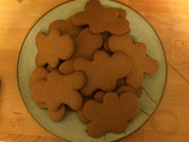 Gingerbread Peeps before