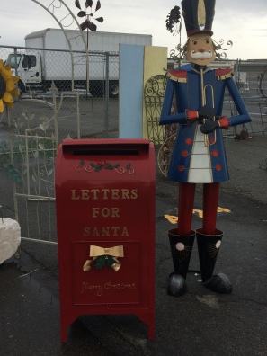 Letters to Santa at the flea market