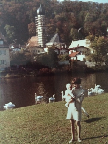 Mom and me in Wolfratshausen
