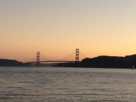 Sunset over Golden Gate